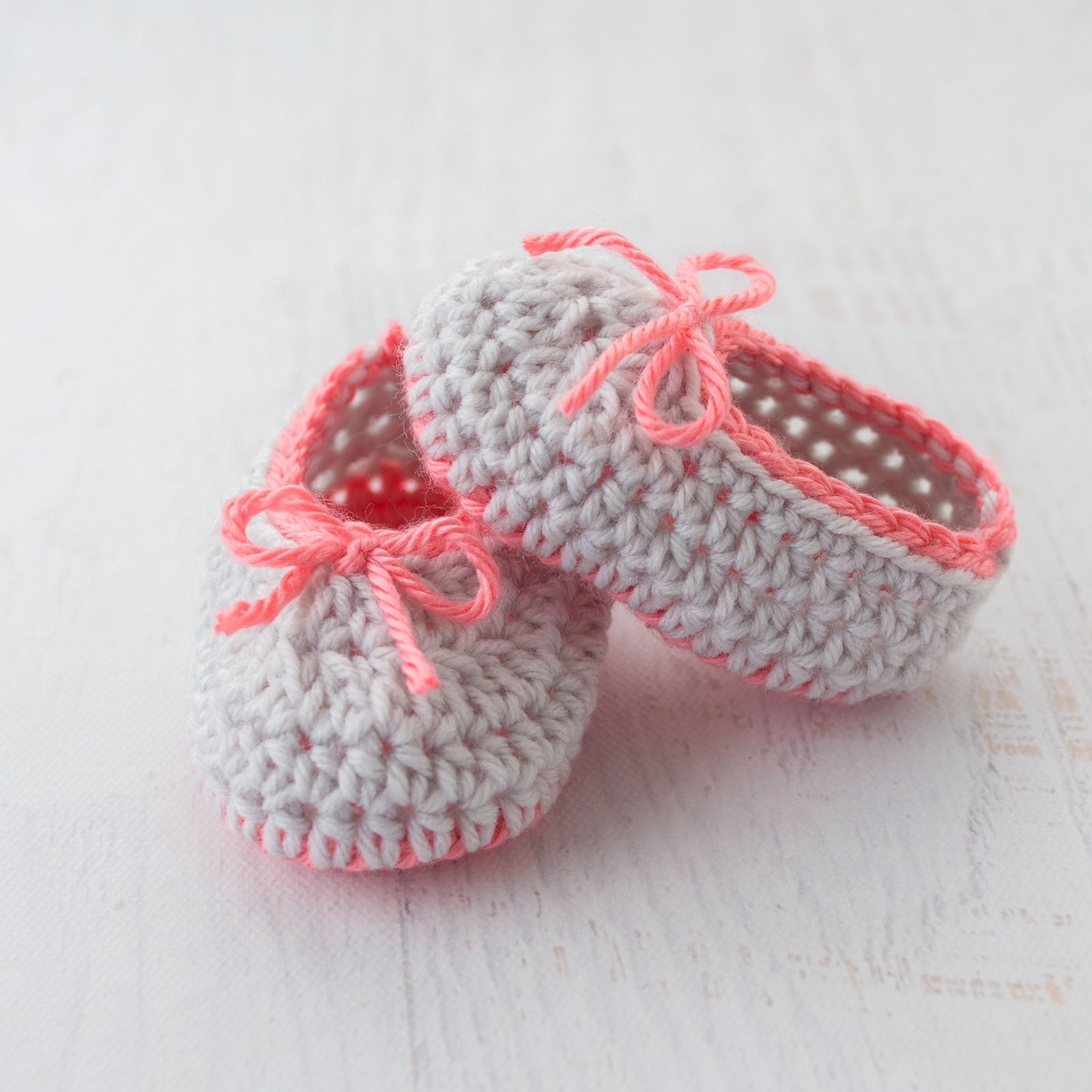 Neon Trim Baby Slippers - Free Crochet Pattern ...