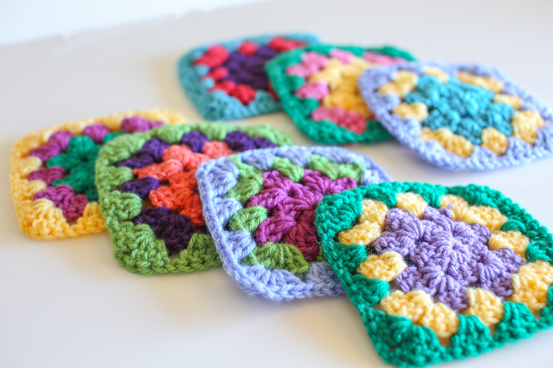 Crochet Granny Squares Free Pattern
