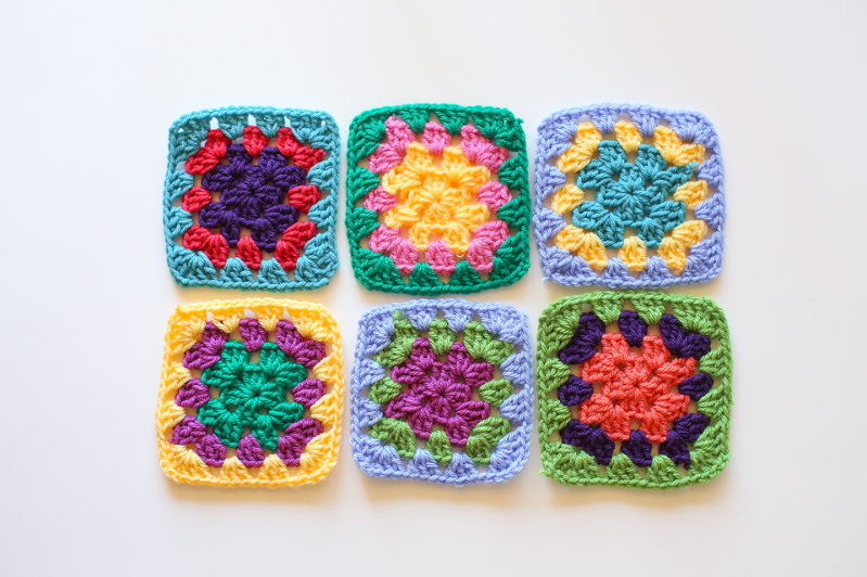 Crochet Granny Squares Free Pattern