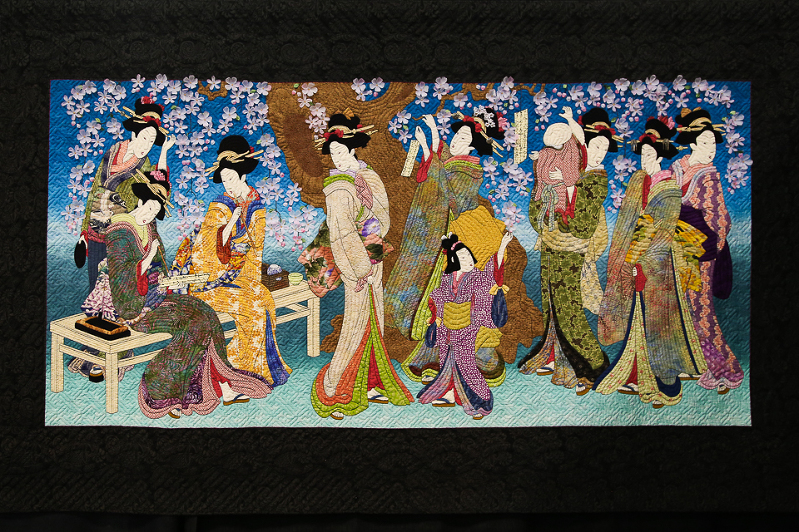 Geisha Quilt, Japanese Quilt
