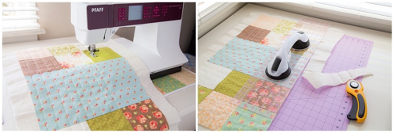 charm square patchwork sewing tutorial