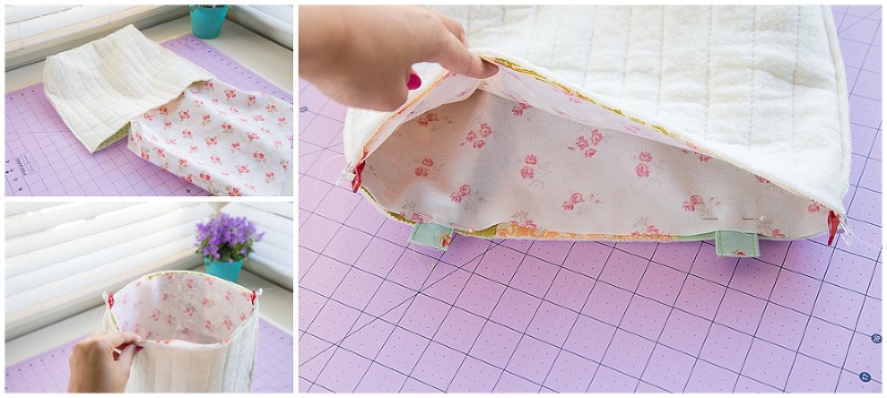 charm square patchwork sewing tutorial, free sewing pattern hand bag