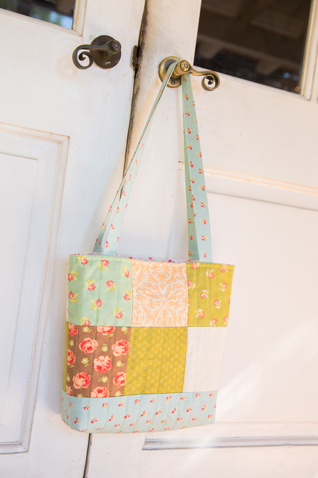 Quilted Tote Bag Tutorial - Patchwork and Poodles