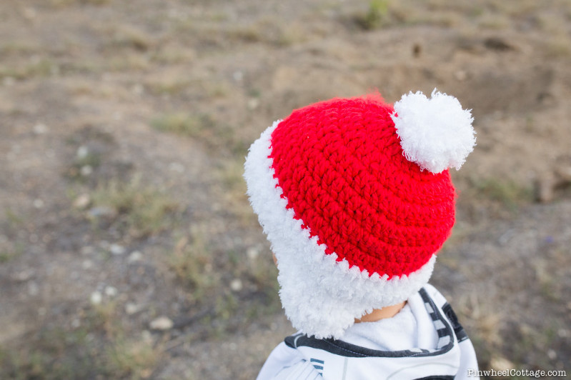 Crochet Santa Beanie Free Pattern, crochet santa hat tutorial