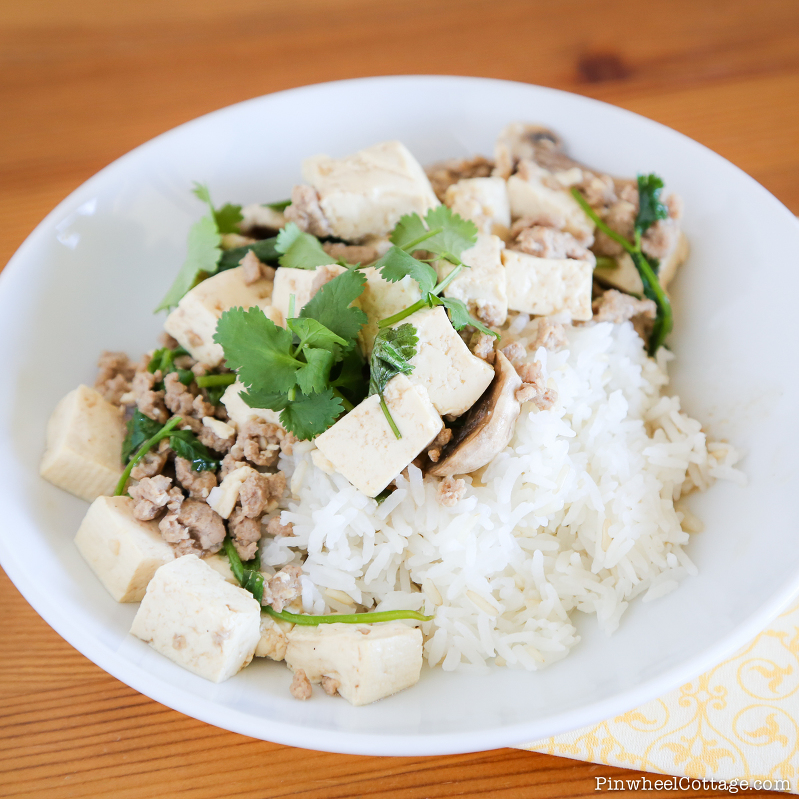 Turkey & Tofu Asian Stirfry