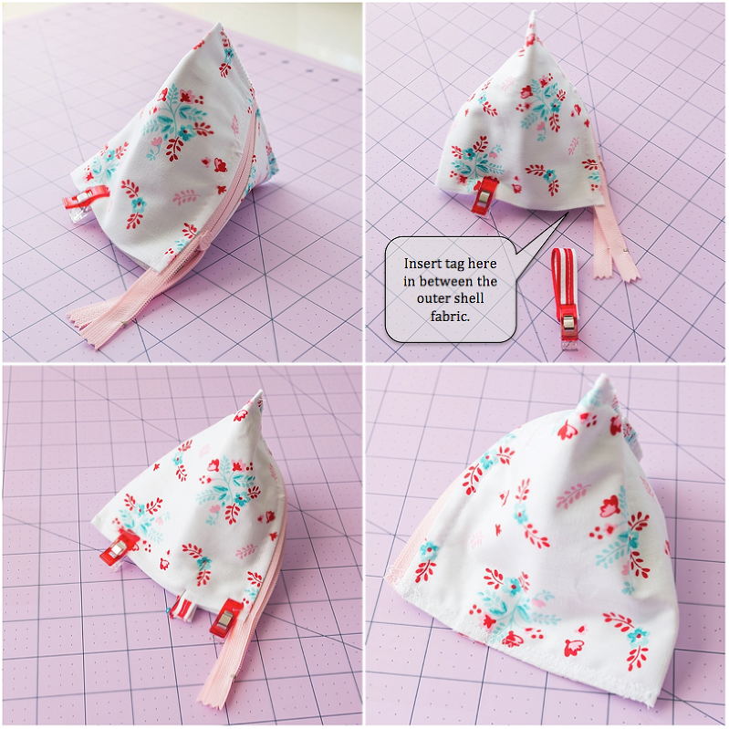 How to Sew a Triangle Zipper Bag – Pyramid Pouch Sewing Tutorial » Loganberry Handmade