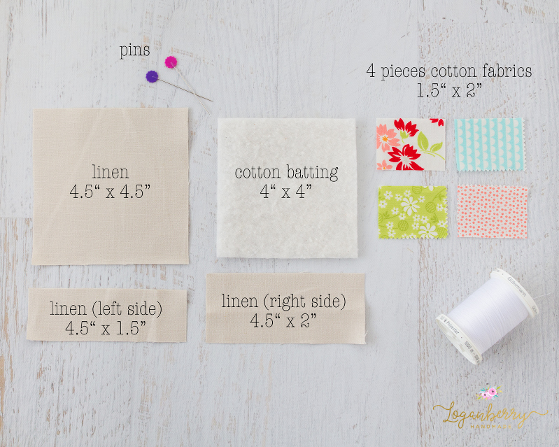 linen patchwork coasters sewing tutorial, patchwork coasters sewing pattern, how to sew coasters, quick and easy things to sew, easy sewing projects, sewing for beginners, miss kate fabric, zakka sewing projects, sewing for the home, handmade coasters, sewing gifts, gifts to sew