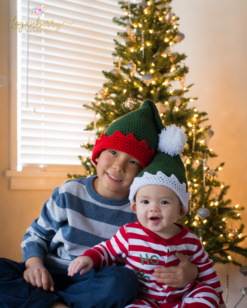 crochet elf hat, free crochet pattern, crochet elf hat pattern, santa