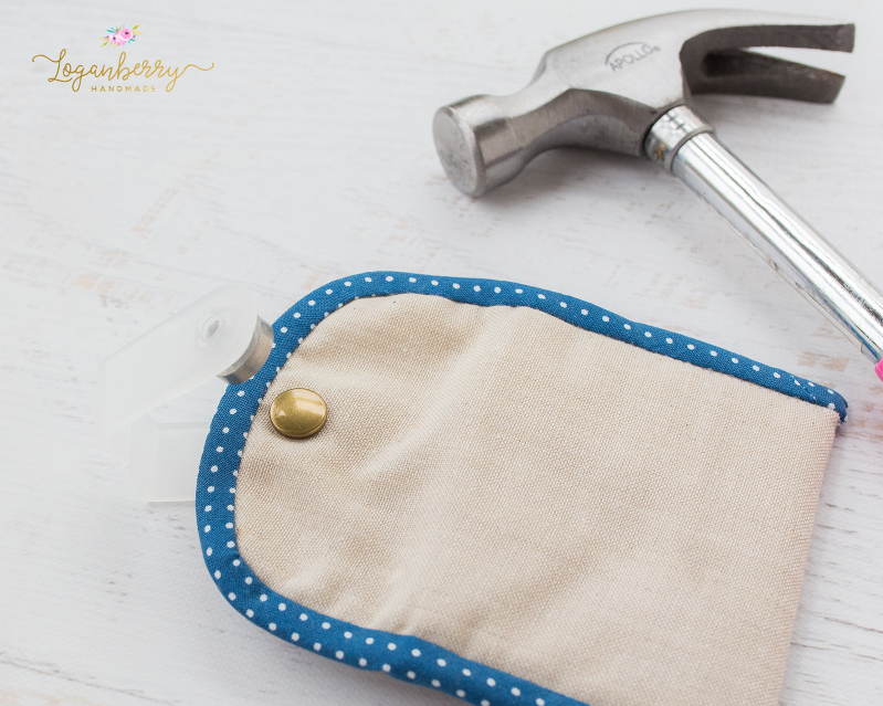 How to Install Snap Buttons + Sewing Tutorial, Dritz Anorak Snaps & Tools Kit, 12mm Snaps, Sewing hardware, brass buttons