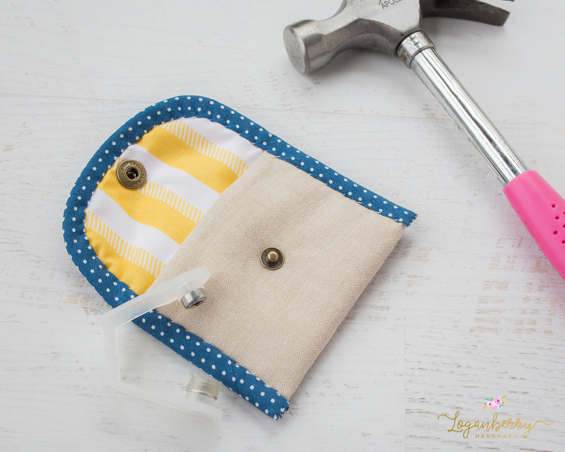 How to Install Snap Buttons + Sewing Tutorial, Dritz Anorak Snaps & Tools Kit, 12mm Snaps, Sewing hardware, brass buttons