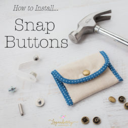 How to Install Snap Buttons + Sewing Tutorial, Dritz Anorak Snaps & Tools Kit, 12mm Snaps, Sewing hardware, brass buttons