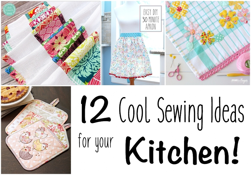 12 Cool Sewing Ideas for your Kitchen! + Free Tutorials + Free Patterns
