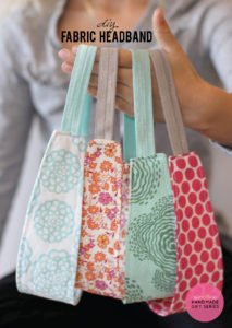 12 Sewing Projects for Summer Fun! + Free patterns + Tutorial, fabric head band, hair tie, head wrap, diy, hair band, easy sewing projects for beginners, elastic