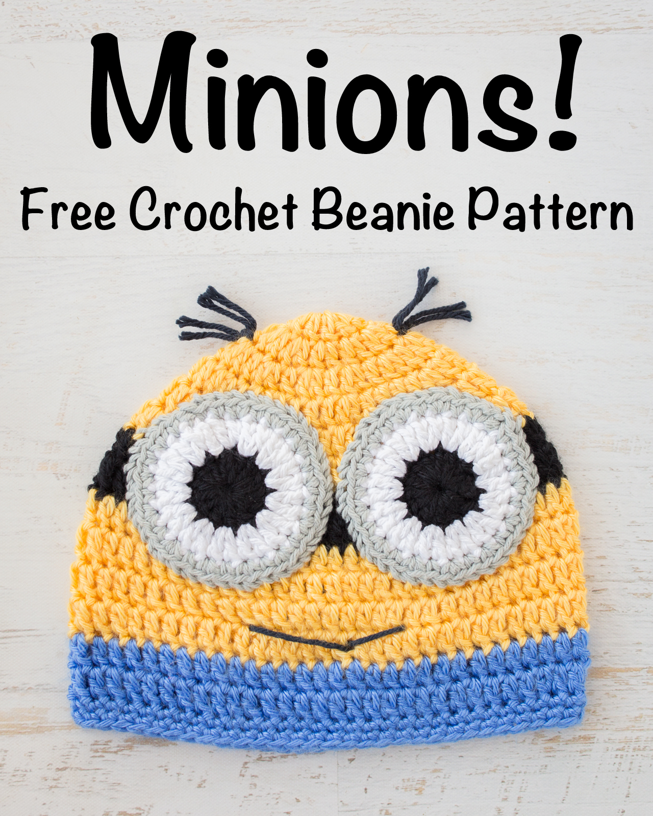 gorro minions crochet