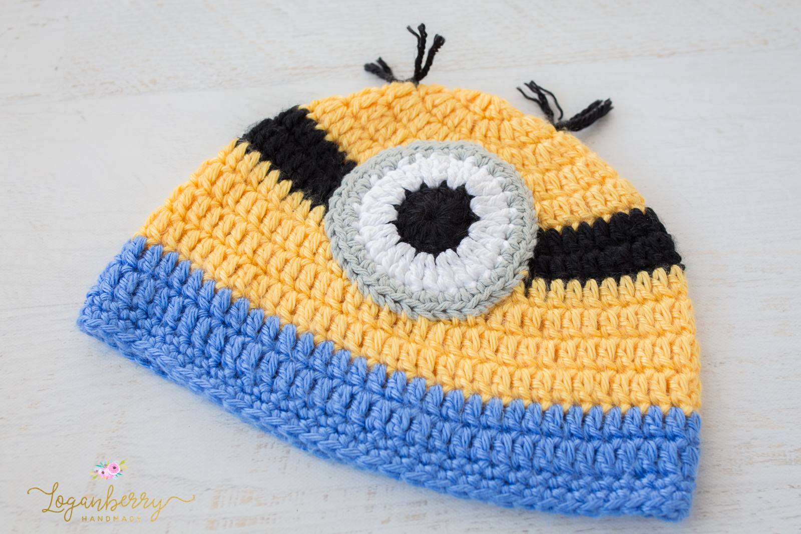 Minions Beanie Free Crochet Pattern (1 of 1) - Loganberry Handmade