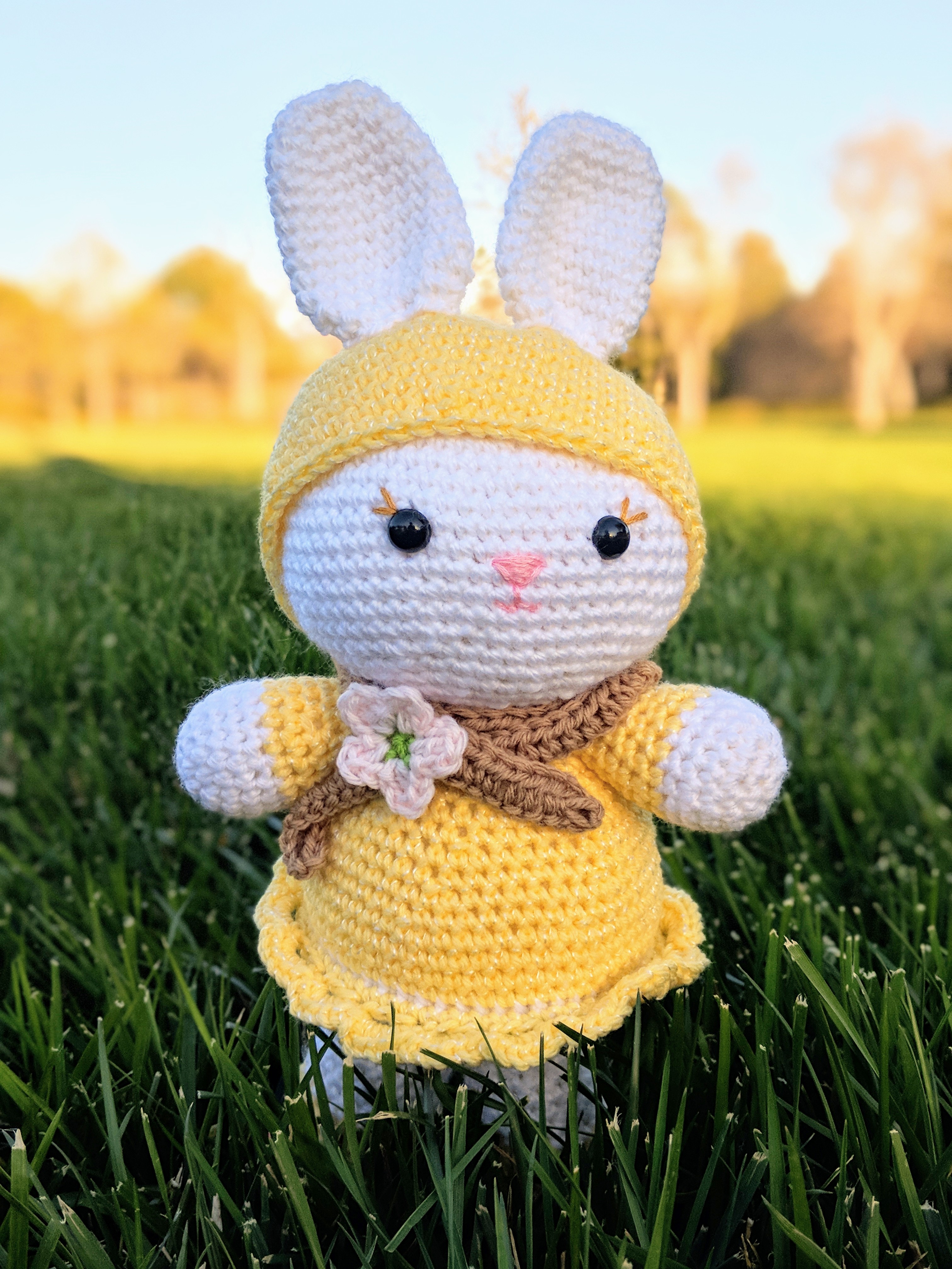 Rabbit crocheted Handmade Amigurumi