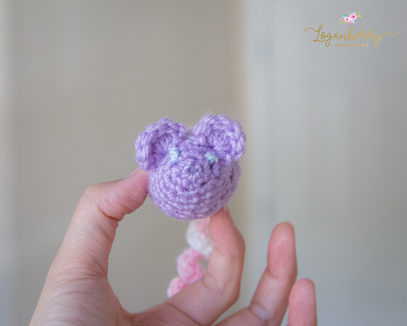 Crochet Mouse Cat Toys + Free Pattern, Catnip Toys, Crochet Mouse, DIY Cat Gifts, Crochet Tutorial, How to Crochet Cat Mouse Toy, Ice Cream Yarn, Sherbet Yarn, Rainbow Yarn