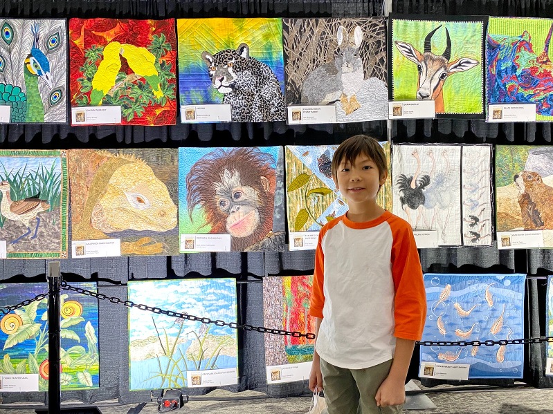 animal quilts, quilt show