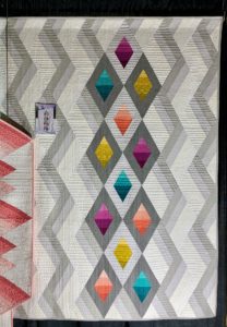 modern diamond quilt, geometric, abstract