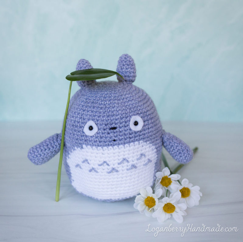 Crochet Totoro Free Pattern, Totoro Amigurumi, Kids Stuffed Toys, Crochet Plush